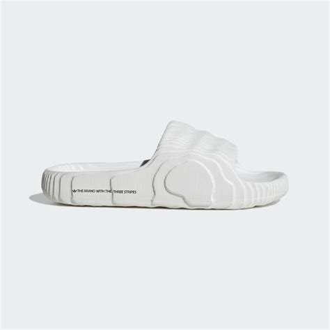 witte adidas slidings|white Adidas slides boys.